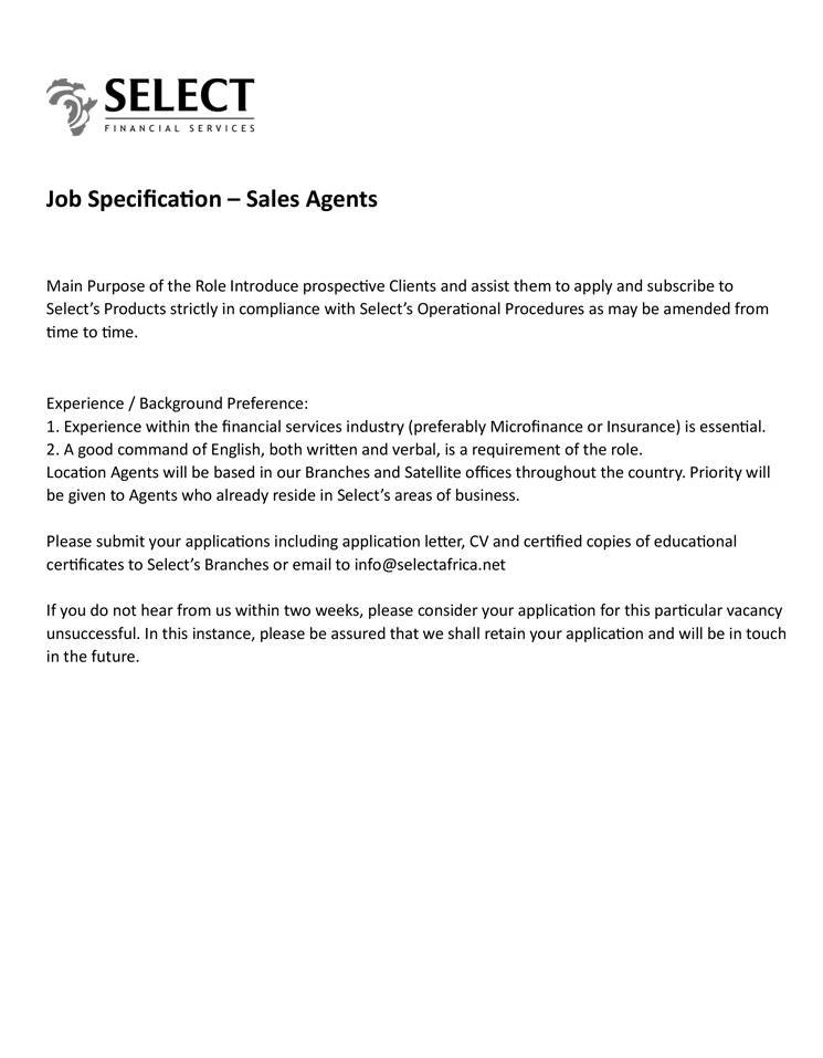 Malawi-Job-Specification