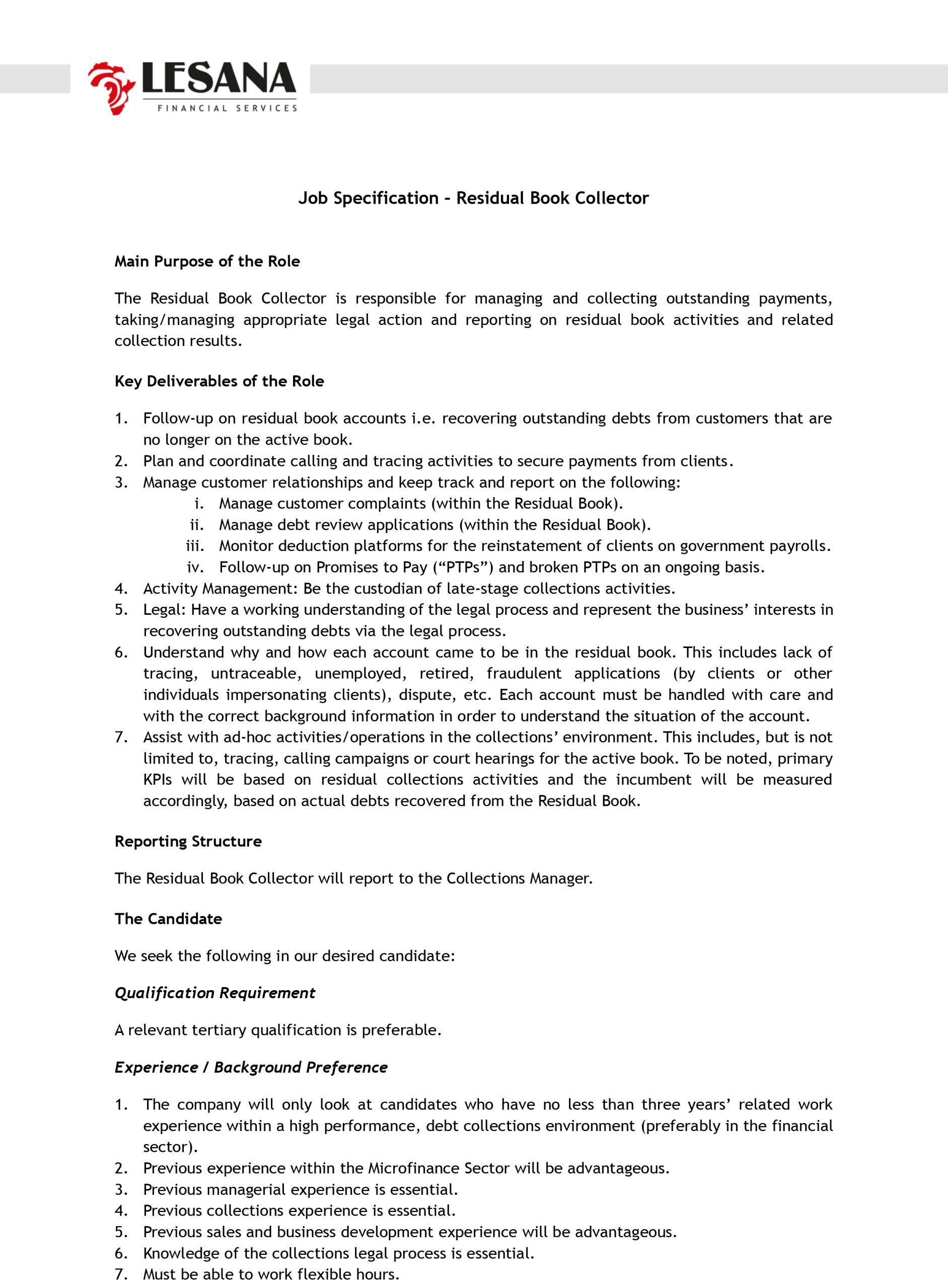 Lesana-Sales-Agents-Advert